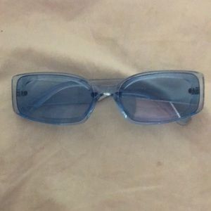 blue sunglasses